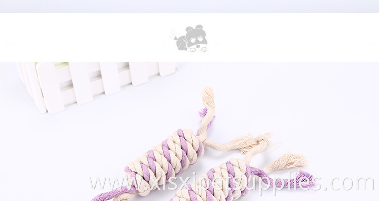 factory sell candy cotton rope chew pet toy for dog